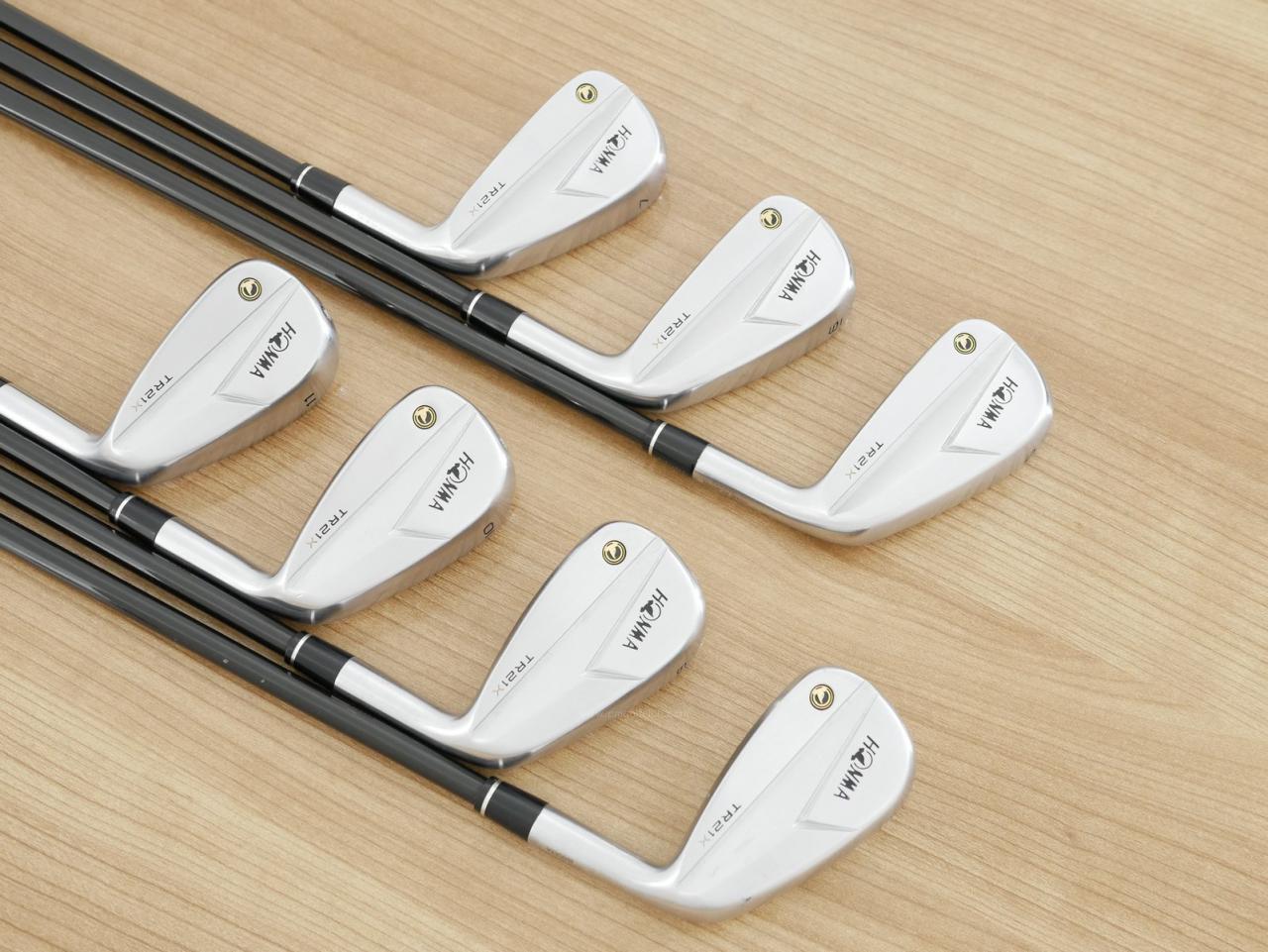 Iron set : Honma : ชุดเหล็ก Honma Tour World TR21X (ออกปี 2021 ตีง่าย ไกล) มีเหล็ก 5-11 (7 ชิ้น) ก้านกราไฟต์ Honma Vizard TR20-65 Flex R
