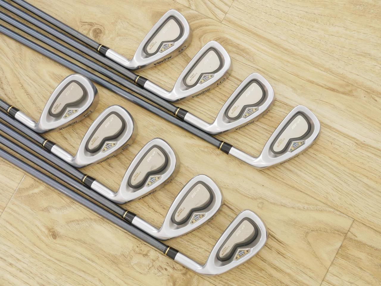 Iron set : Honma : ชุดเหล็ก Honma TwinMarks AP-302 (หน้าเด้ง Titanium) มีเหล็ก 3-11 (9 ชิ้น) ก้านกราไฟต์ Flex R