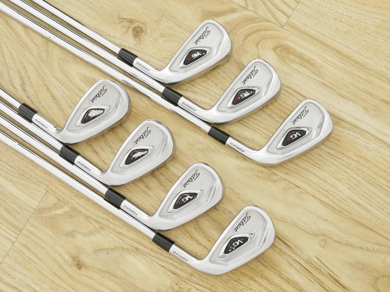 Iron set : Titleist : ชุดเหล็ก Titleist VG3 Forged (ปี 2017 Japan Spec. นุ่มแน่น) มีเหล็ก 4-Pw (7 ชิ้น) ก้านเหล็ก Dynamic Gold AMT S200