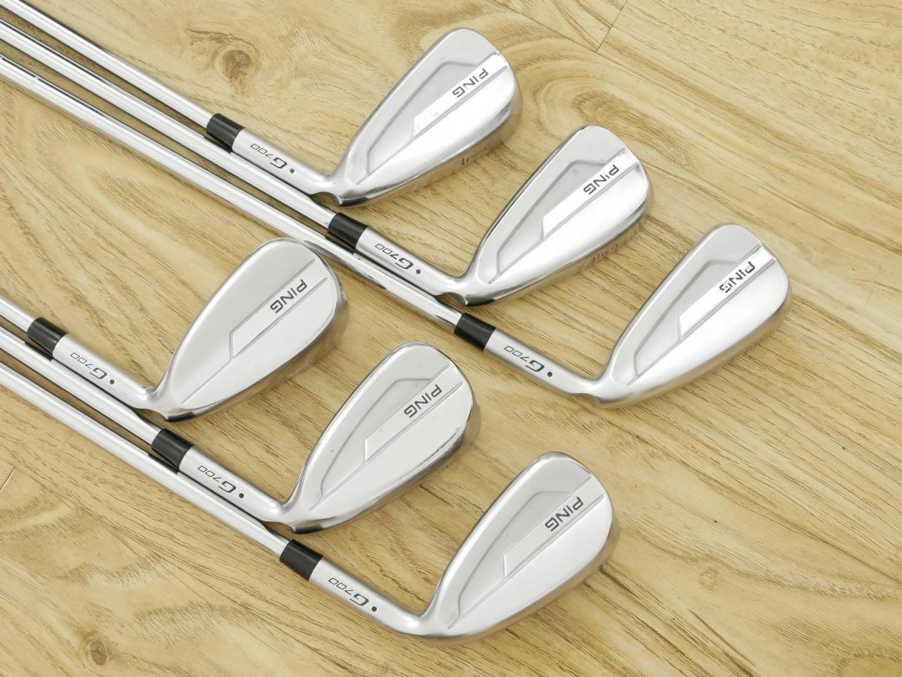 Iron set : Ping : ชุดเหล็ก Ping G700 (ปี 2019 Japan Spec. ใบใหญ่ ง่ายที่สุด ไกลที่สุดของ Ping) มีเหล็ก 5-Pw (6 ชิ้น) ก้านเหล็ก NS Pro 850 Flex R