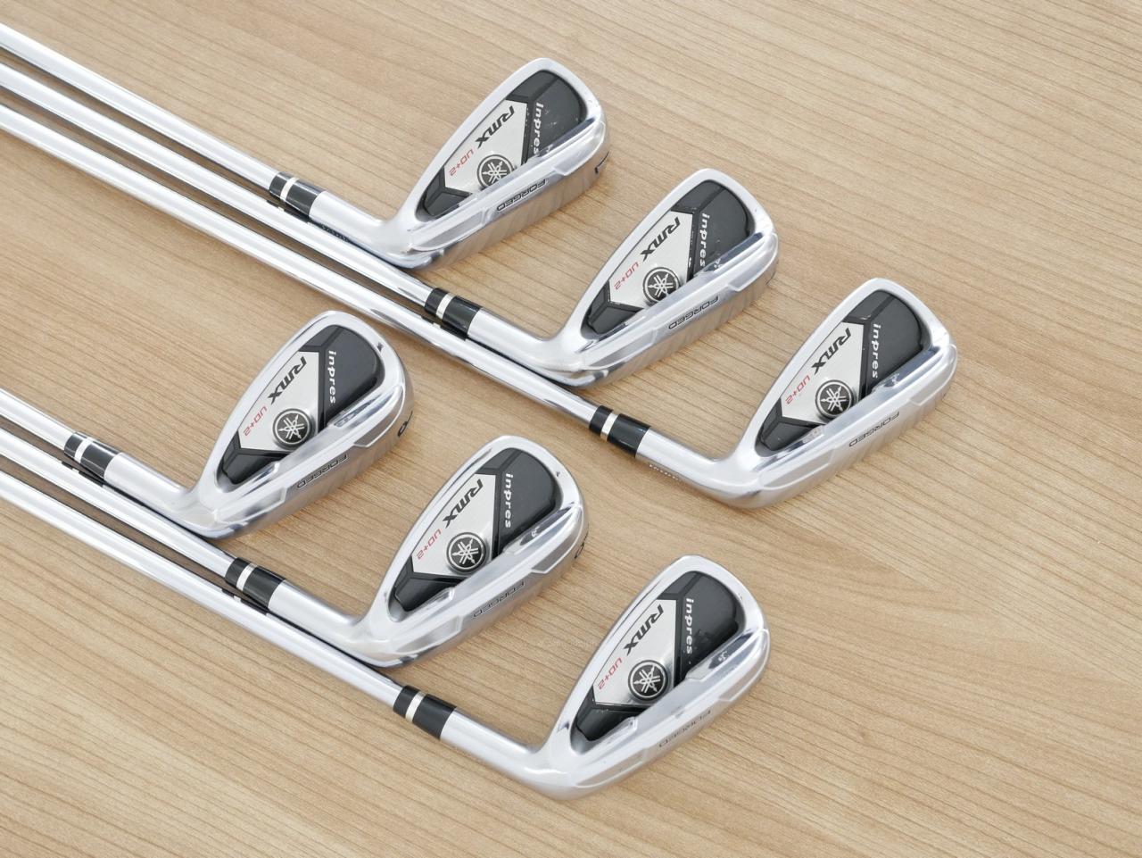 Iron set : Yamaha : ชุดเหล็ก Yamaha Inpres RMX UD+2 (ปี 2017 ตีไกลที่สุด ไกลกว่าเหล็กทั่วไป 2 เบอร์) มีเหล็ก 5-Pw (6 ชิ้น) ก้านเหล็ก NS Pro ZELOS 7 Flex R
