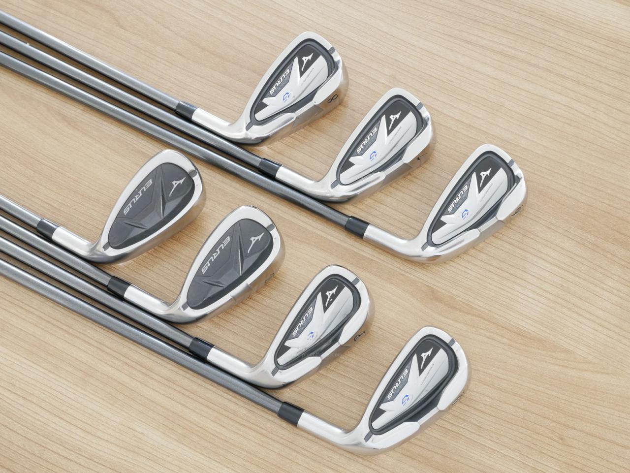 Iron set : Mizuno : ชุดเหล็ก Mizuno EURUS G6 (ใบใหญ่ ตีง่าย) มีเหล็ก 6-Pw,Aw,Sw (7 ชิ้น) ก้านกราไฟต์ Flex S