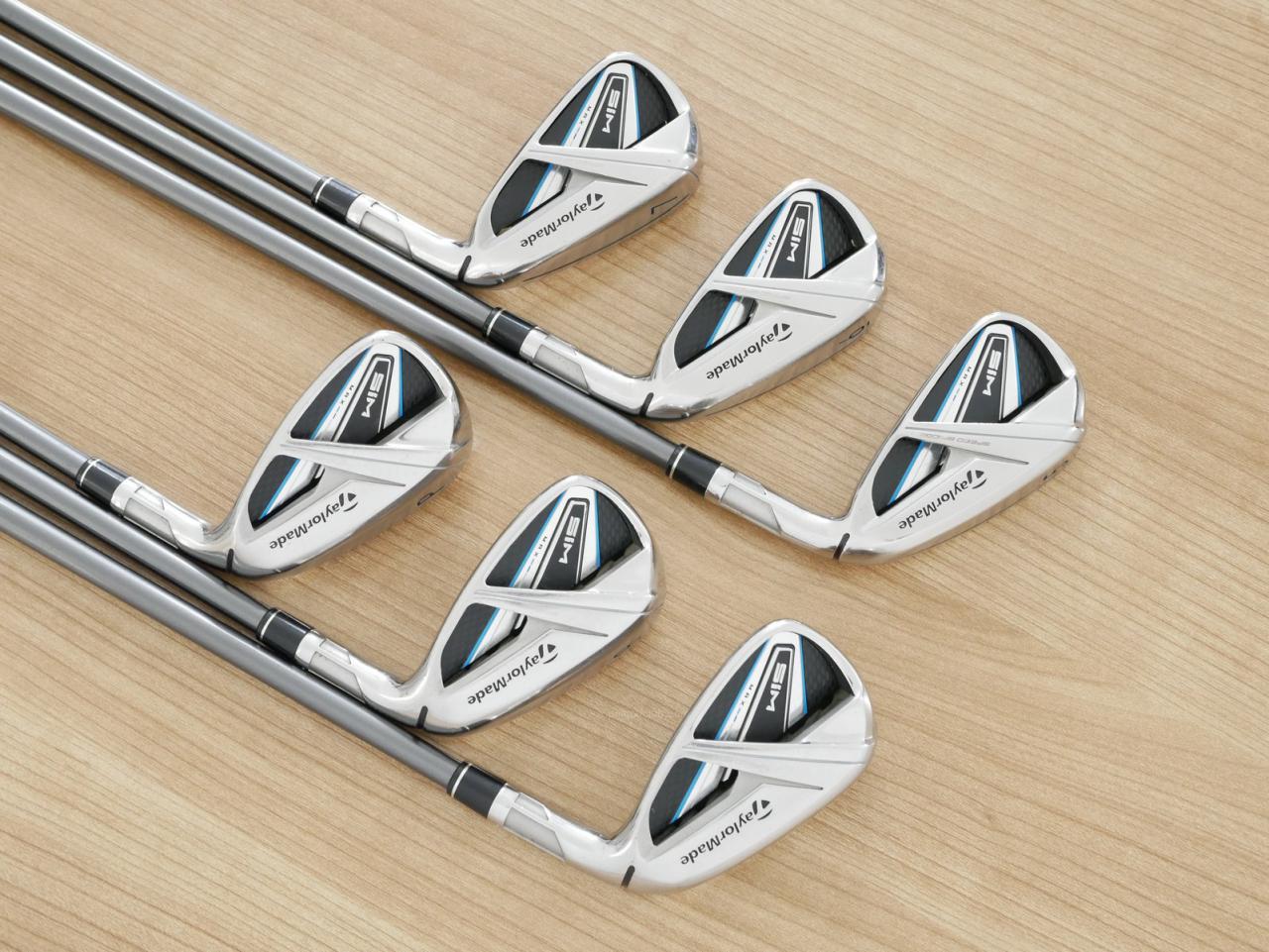 Iron set : Taylormade : ชุดเหล็ก Taylormade SIM MAX (ออกปี 2020 Japan Spec.) มีเหล็ก 5-Pw (6 ชิ้น) ก้านกราไฟต์ Mitsubishi Tensei TM60 Flex R