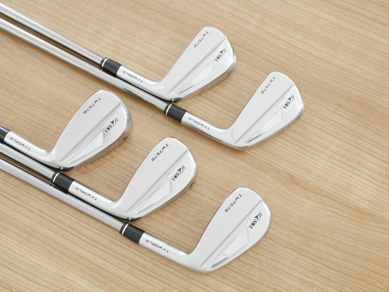 Iron set : Honma : ชุดเหล็ก Honma Tour World TW757B (ออกปี 2022) มีเหล็ก 6-Pw (5 ชิ้น) ก้านกราไฟต์ Honma VIZARD IB-WF 70 Flex R (3 ดาว)