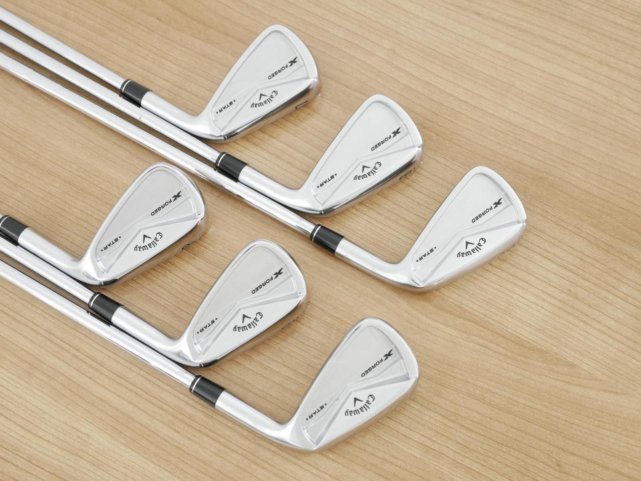 Iron set : Callaway : ชุดเหล็ก Callaway X Forged Star (ออกปี 2024) มีเหล็ก 5-Pw (6 ชิ้น) ก้านเหล็ก NS Pro Modus 105 Flex S