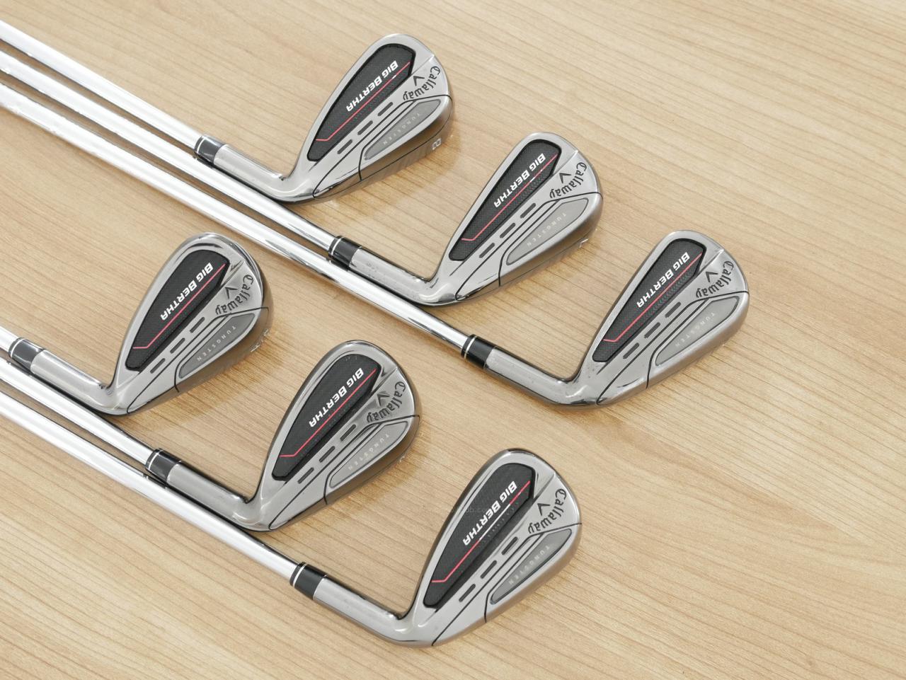 Iron set : Callaway : ชุดเหล็ก Callaway Big Bertha (ออกปี 2023 ตีง่ายที่สุดของ Callaway) มีเหล็ก 6-Pw,Aw (6 ชิ้น) ก้านเหล็ก NS Pro 950 Neo Flex S