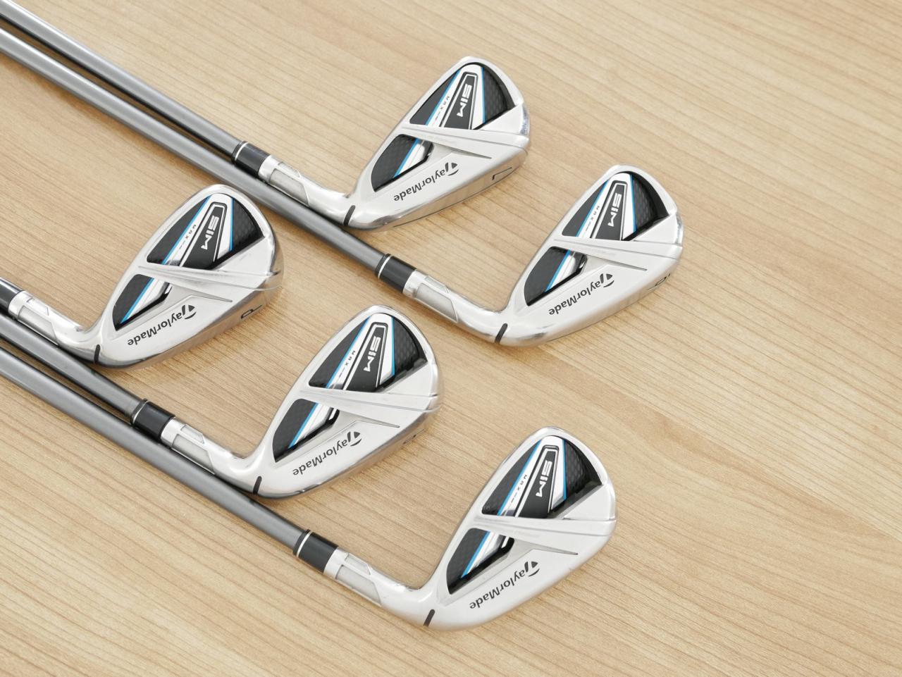 Iron set : Taylormade : ชุดเหล็ก Taylormade SIM MAX (ออกปี 2020 Japan Spec.) มีเหล็ก 6-Pw (5 ชิ้น) ก้านกราไฟต์ Mitsubishi Tensei TM60 Flex R