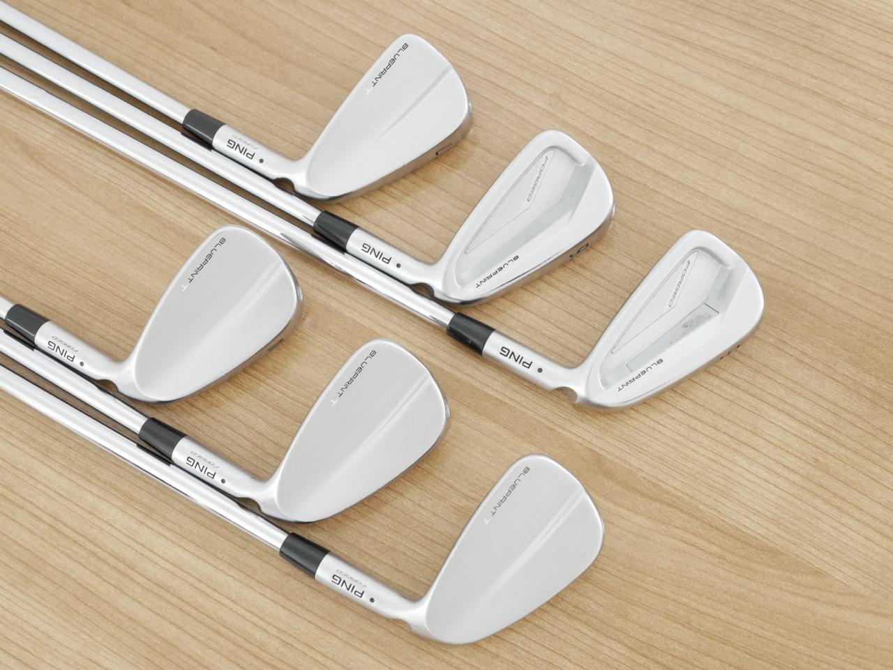 Iron set : Ping : ชุดเหล็ก Ping Blueprint T Combo Forged (รุ่นล่าสุด ออกปี 2024 นุ่ม คม) มีเหล็ก 5-Pw (6 ชิ้น) ก้านเหล็ก NS Pro Modus 115 Flex S