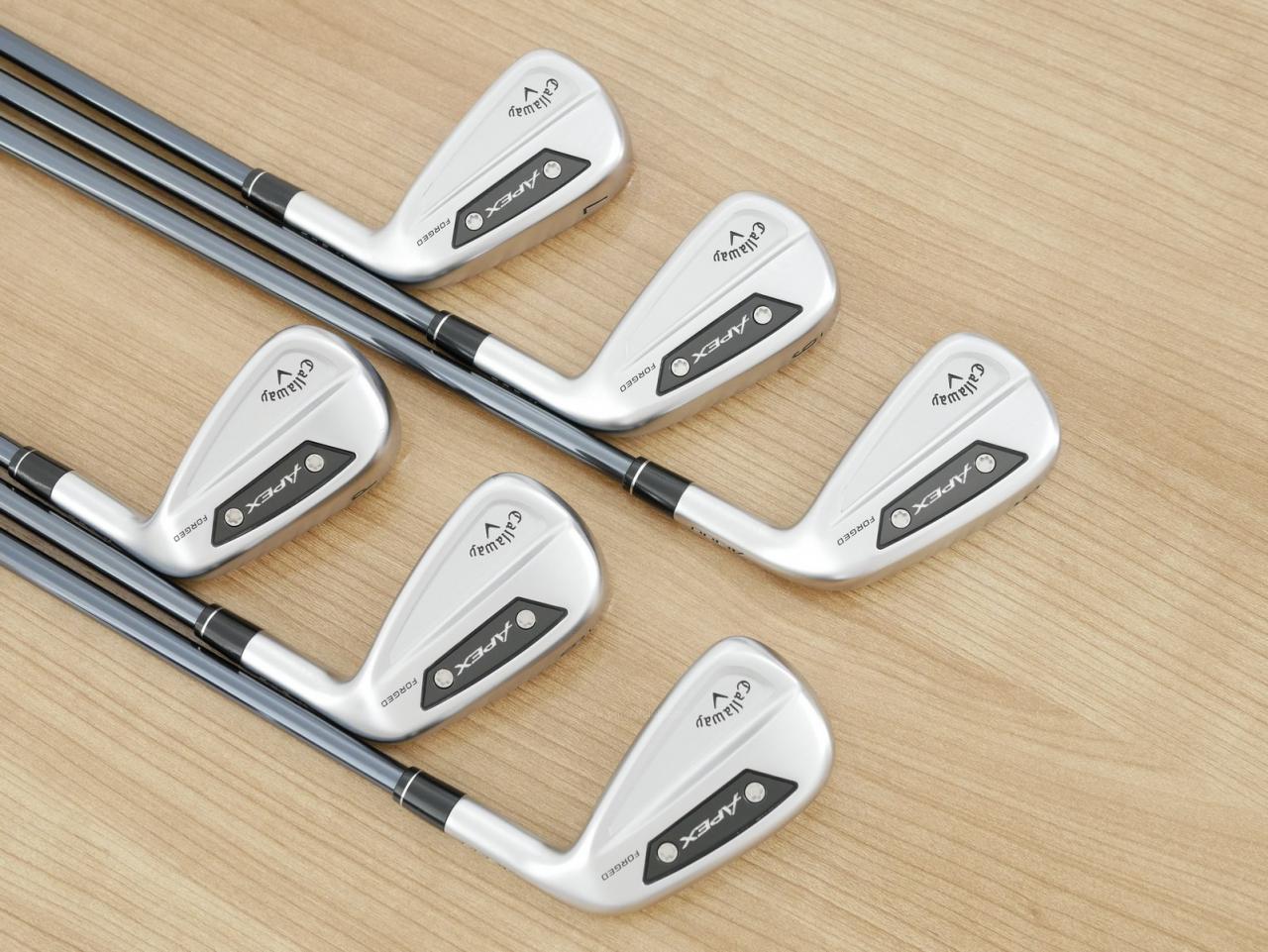 Iron set : Callaway : ชุดเหล็ก Callaway APEX Ai300 Forged (รุ่นล่าสุด ออกปี 2024) มีเหล็ก 5-Pw (6 ชิ้น) ก้านกราไฟต์ UST Mamiya RECOIL DART 6 Flex R