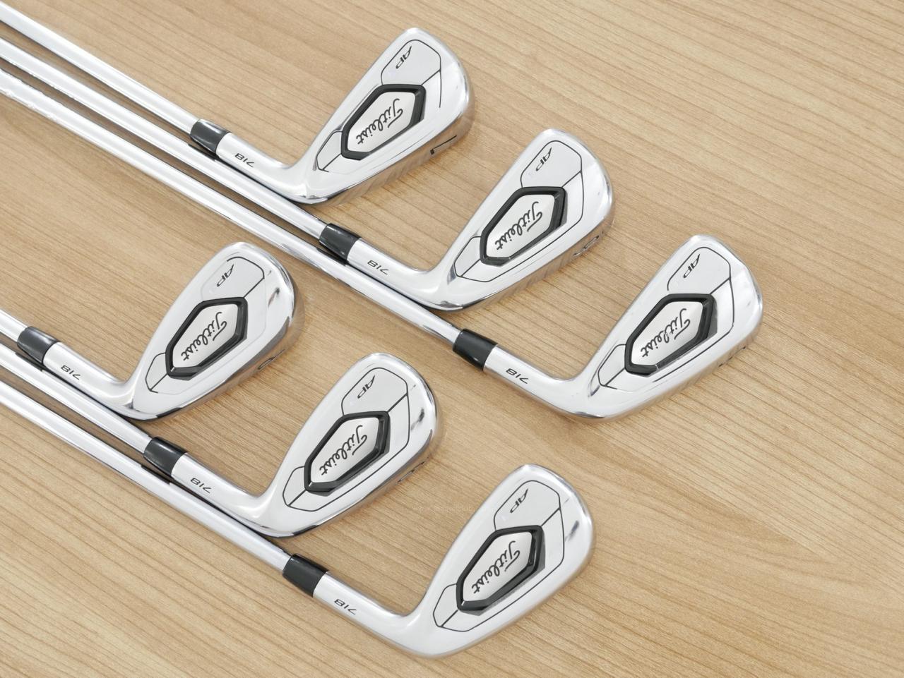 Iron set : Titleist : ชุดเหล็ก Titleist AP3 718 (ออกปี 2018) มีเหล็ก 5-Pw (6 ชิ้น) ก้านเหล็ก AMT Black S300