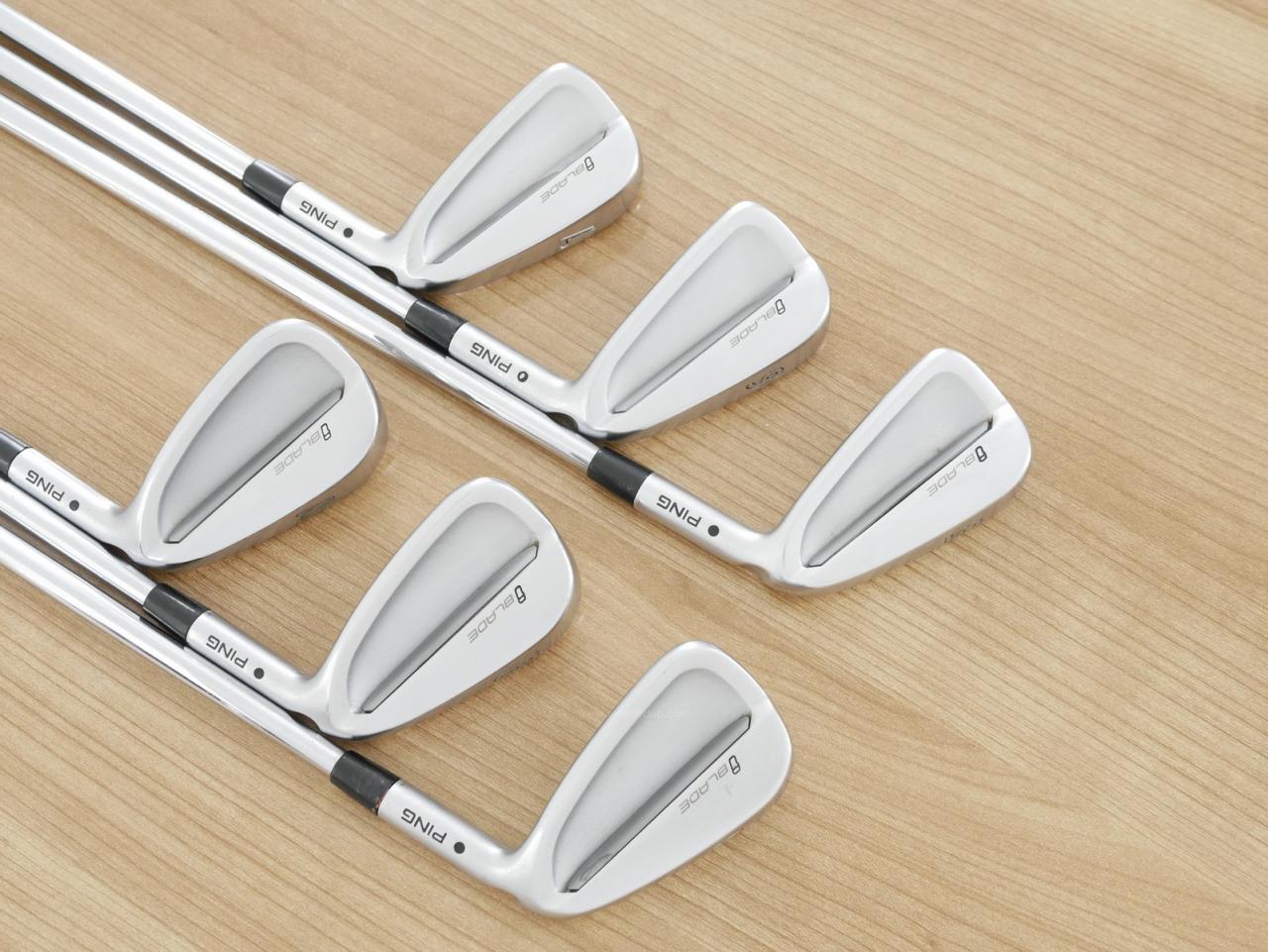 Iron set : Ping : ชุดเหล็ก Ping iBlade (ปี 2018) มีเหล็ก 5-Pw (6 ชิ้น) ก้านเหล็ก NS Pro Modus 120 Flex S
