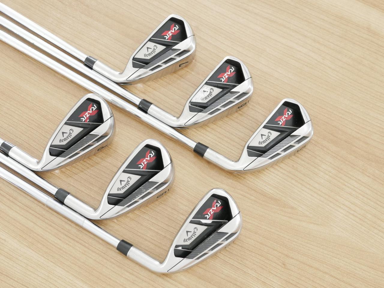 Iron set : Callaway : ชุดเหล็ก Callaway RAZR X มีเหล็ก 5-Pw (6 ชิ้น) ก้านเหล็ก NS Pro 950 Flex S