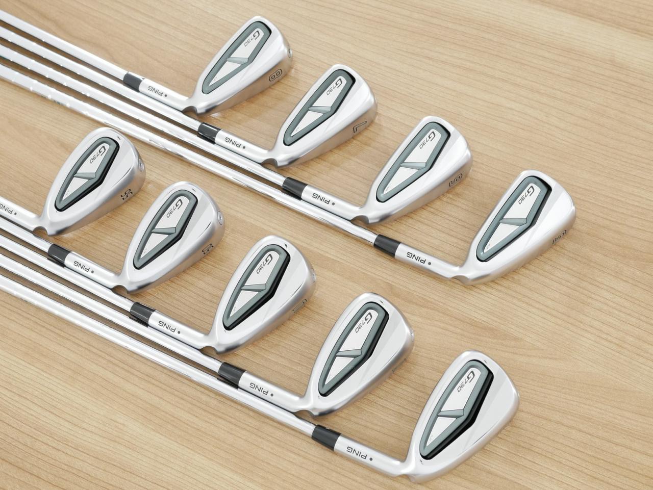 Iron set : Ping : ชุดเหล็ก Ping G730 (รุ่นล่าสุด ปี 2024 Japan Spec. ใบใหญ่ ง่ายที่สุด ไกลที่สุดของ Ping) มีเหล็ก 5-Pw,Aw,50,56 (9 ชิ้น) ก้านเหล็ก NS Pro 750 NEO Flex S