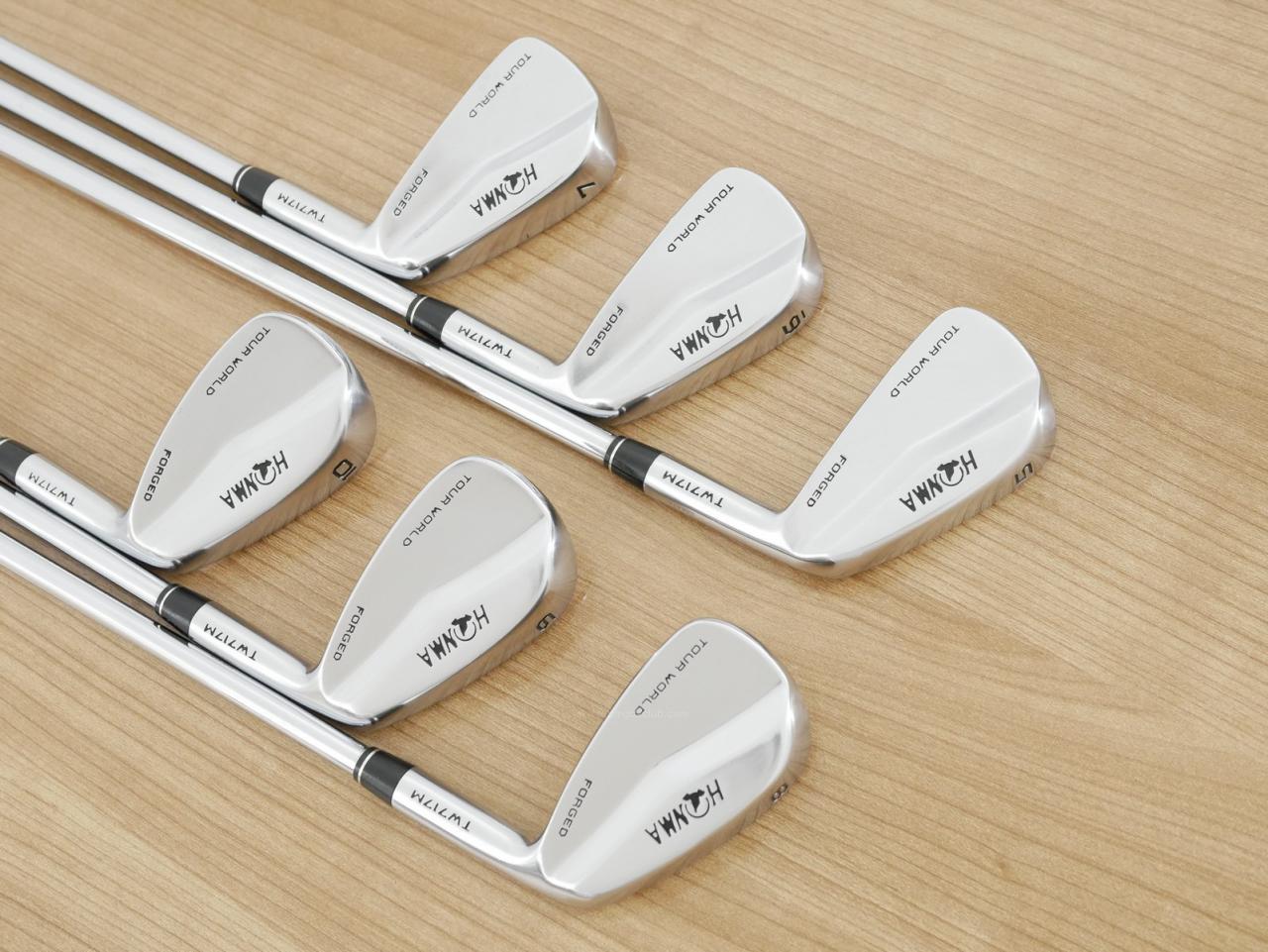 Iron set : Honma : ชุดเหล็ก Honma Tour World TW717M (Forged) มีเหล็ก 5-10 (6 ชิ้น) ก้านเหล็ก Shimada K'S-3001 Flex S