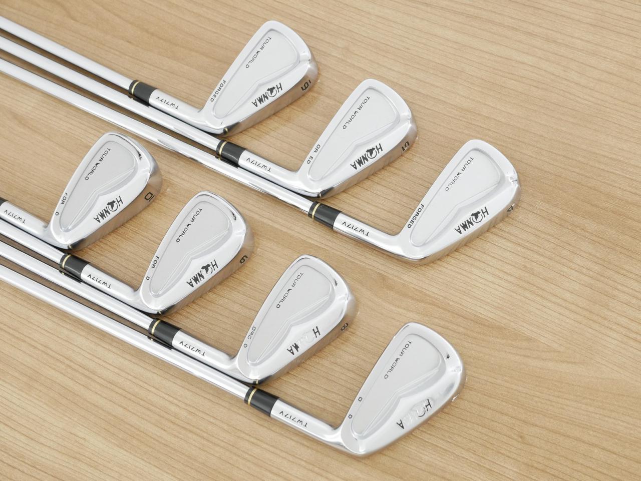 Iron set : Honma : ชุดเหล็ก Honma Tour World TW717V (Forged ปี 2015) มีเหล็ก 4-10 (7 ชิ้น) ก้านเหล็ก NS Pro Modus 120 Flex R