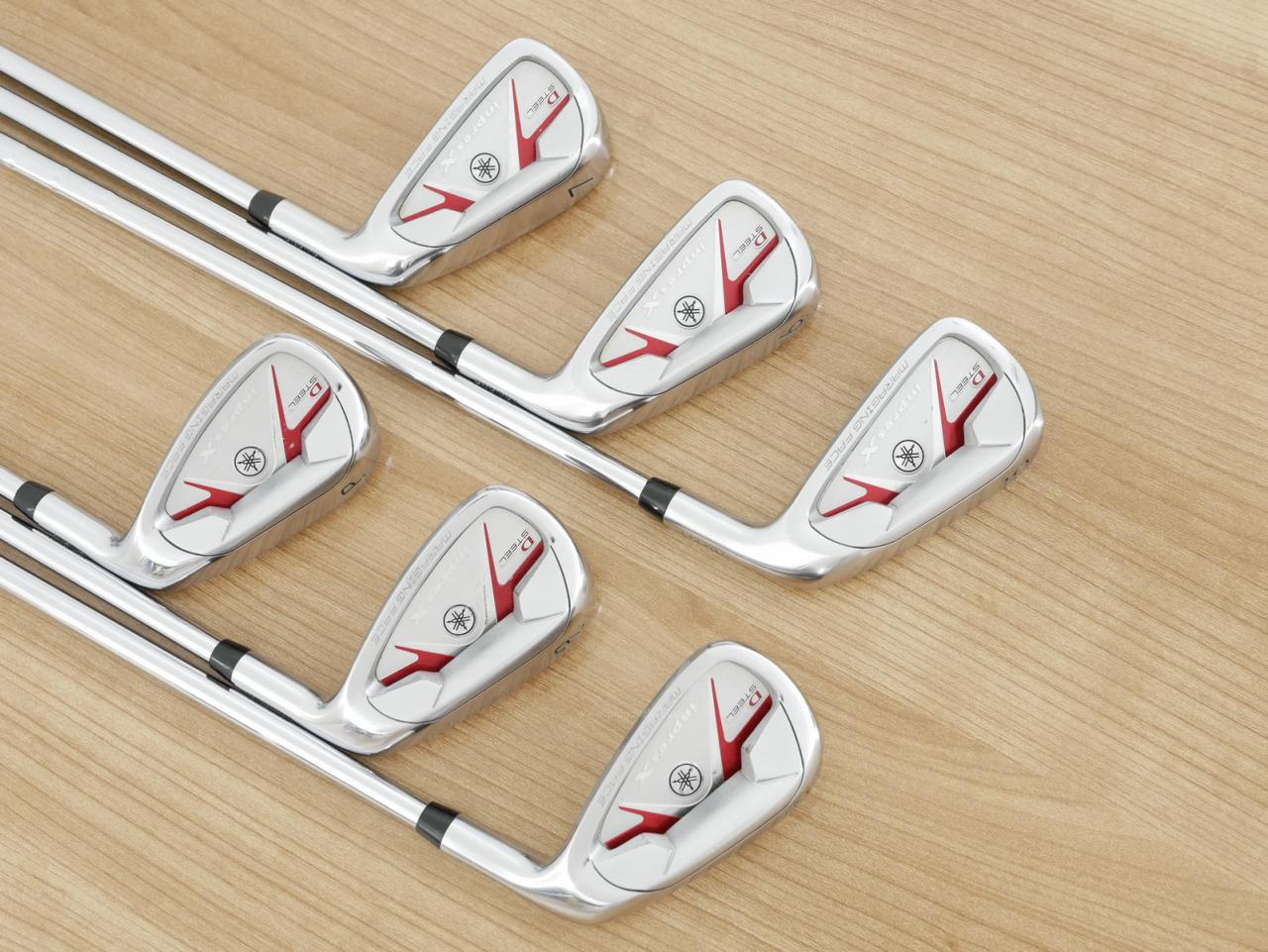 Iron set : Yamaha : ชุดเหล็ก Yamaha Inpres X D Steel (หน้า Maraging เด้ง ไกลมากๆ) มีเหล็ก 5-Pw (6 ชิ้น) ก้าน NS Pro 850 Flex R