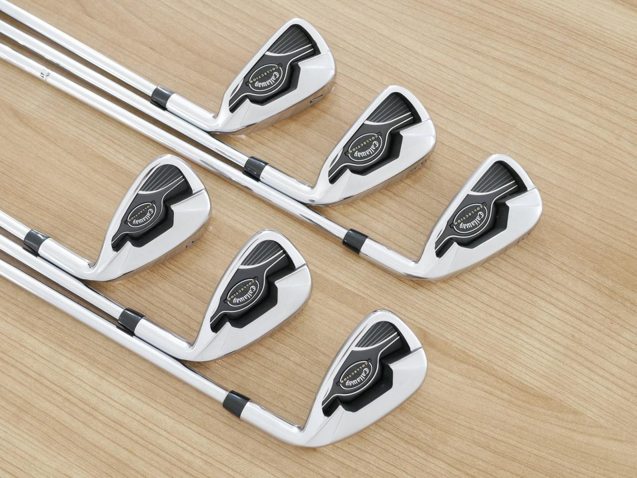Iron set : Callaway : ชุดเหล็ก Callaway Collection (ตีง่าย ไกล Japan Spec) มีเหล็ก 5-Pw (6 ชิ้น) ก้านเหล็ก GS90 CPT S200