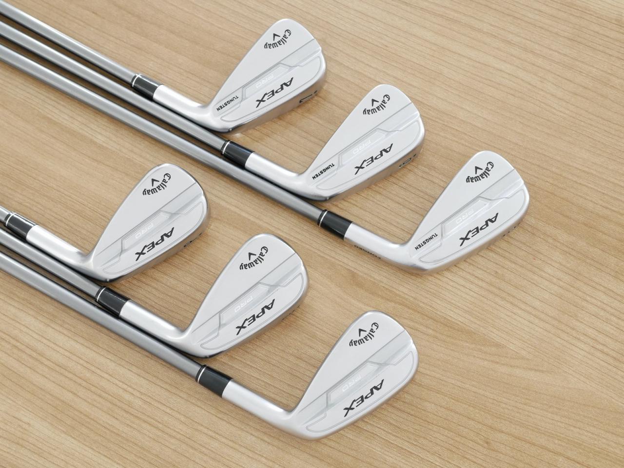Iron set : Callaway : ชุดเหล็ก Callaway APEX Pro Forged (ออกปี 2022) มีเหล็ก 5-Pw (6 ชิ้น) ก้านกราไฟต์ Fujikura MC 70 Flex S