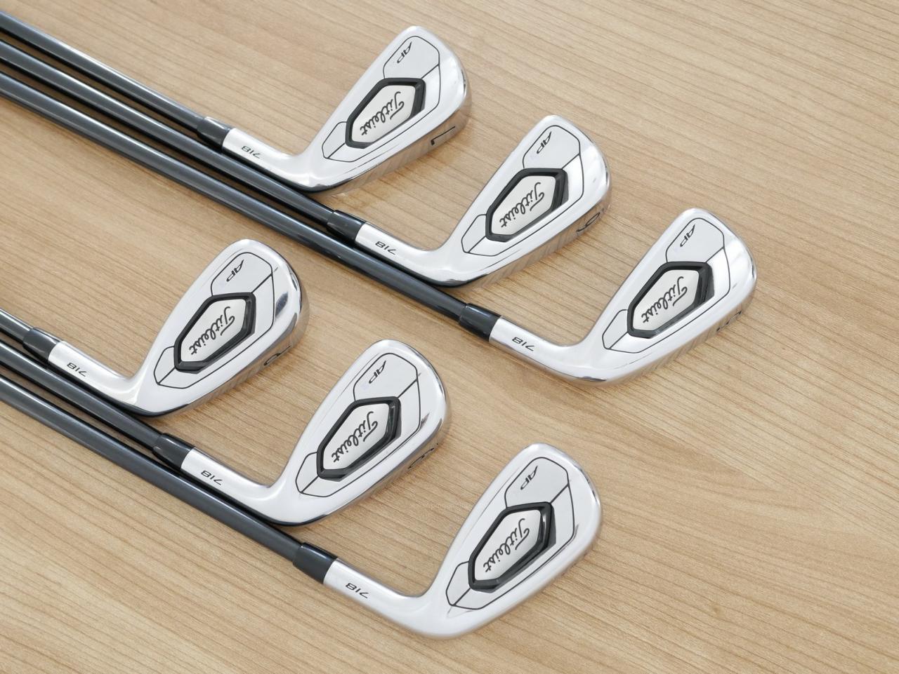 Iron set : Titleist : ชุดเหล็ก Titleist AP3 718 Forged (ออกปี 2018) มีเหล็ก 5-Pw (6 ชิ้น) ก้านกราไฟต์ Fujikura MCI 60 Flex S