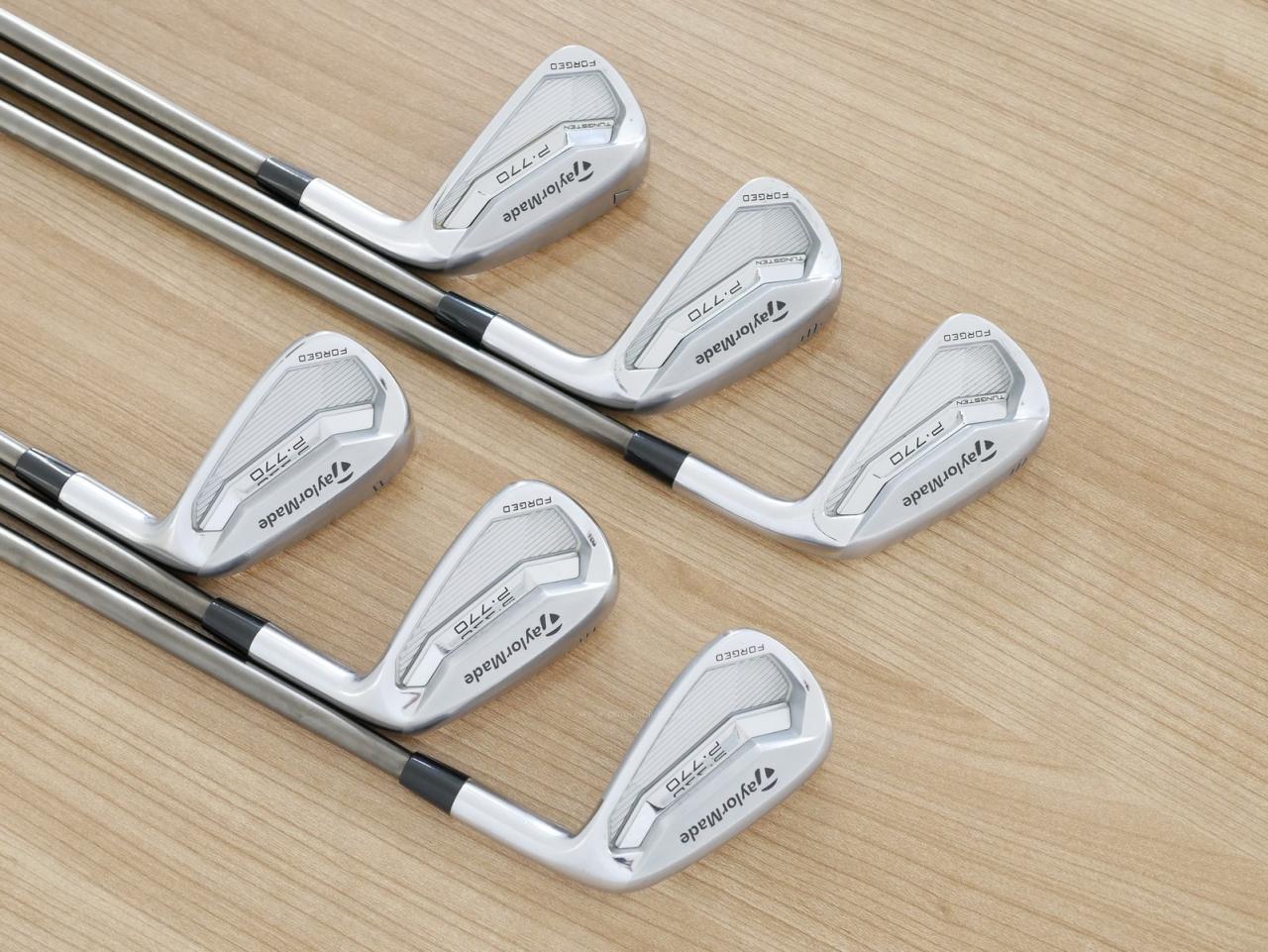 Iron set : Taylormade : ชุดเหล็ก Taylormade P770 Forged (ปี 2018 นุ่ม แน่น) มีเหล็ก 5-Pw (6 ชิ้น) ก้านเหล็ก NS Pro Modus 115 Limited Flex X