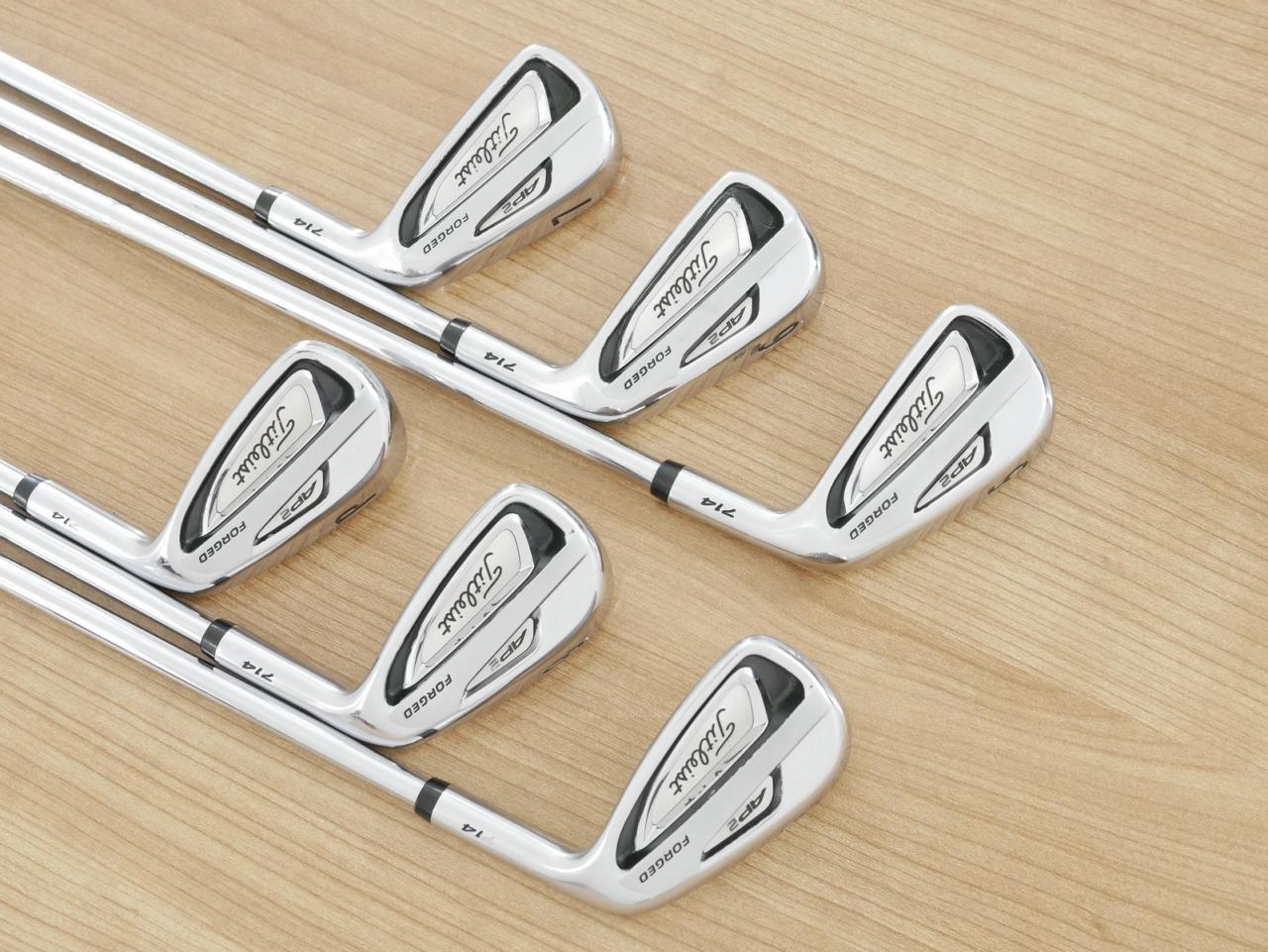 Iron set : Titleist : ชุดเหล็ก Titleist AP2 714 Forged มีเหล็ก 5-Pw (6 ชิ้น) ก้านเหล็ก NS Pro 950 NEO Flex S