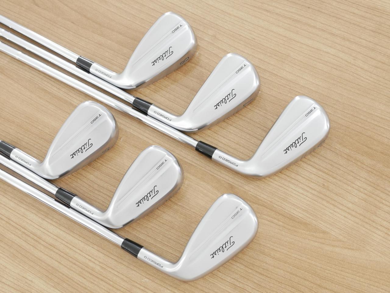 Iron set : Titleist : ชุดเหล็ก Titleist T350 Forged (รุ่นใหม่ล่าสุด ออกปี 2025) มีเหล็ก 6-Pw,48 (6 ชิ้น) ก้านเหล็ก NS Pro 880 AMC Flex S