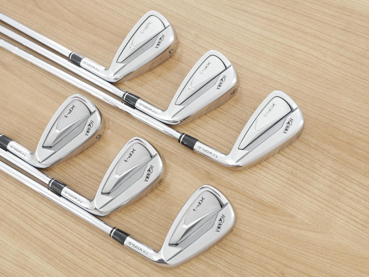 Iron set : Honma : ชุดเหล็ก Honma Tour World XP-1 (รุ่นปี 2020 ใบใหญ่ ตีง่าย ไกล) มีเหล็ก 5-10 (6 ชิ้น) ก้านเหล็ก NS Pro Zelos Flex S