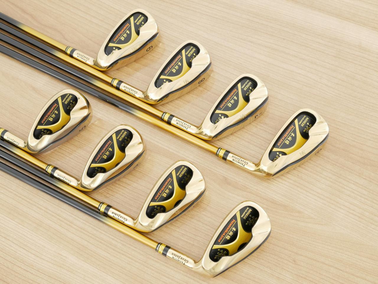 Iron set : Other Brand : ชุดเหล็ก Mutsumi Honma MH626 Maraging (ใบใหญ่ ตีง่าย ไกล) มีเหล็ก 6-11,Aw,Sw (8 ชิ้น) ก้านกราไฟต์ Flex R