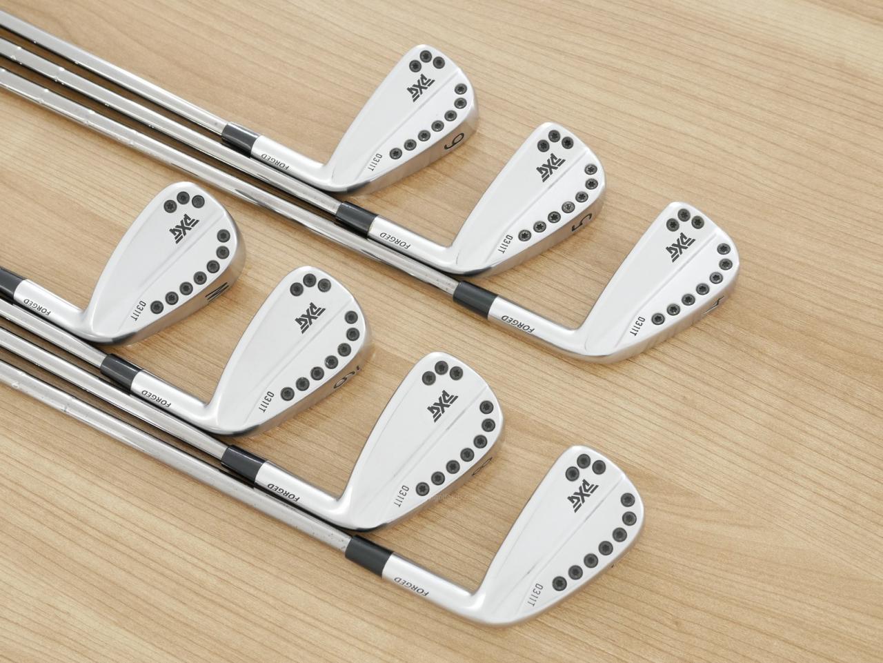 Iron set : PXG : ชุดเหล็ก PXG 0311T Forged (นุ่ม แน่น สวย เท่) มีเหล็ก 4-Pw (7 ชิ้น) ก้านเหล็ก NS Pro 850 Flex S
