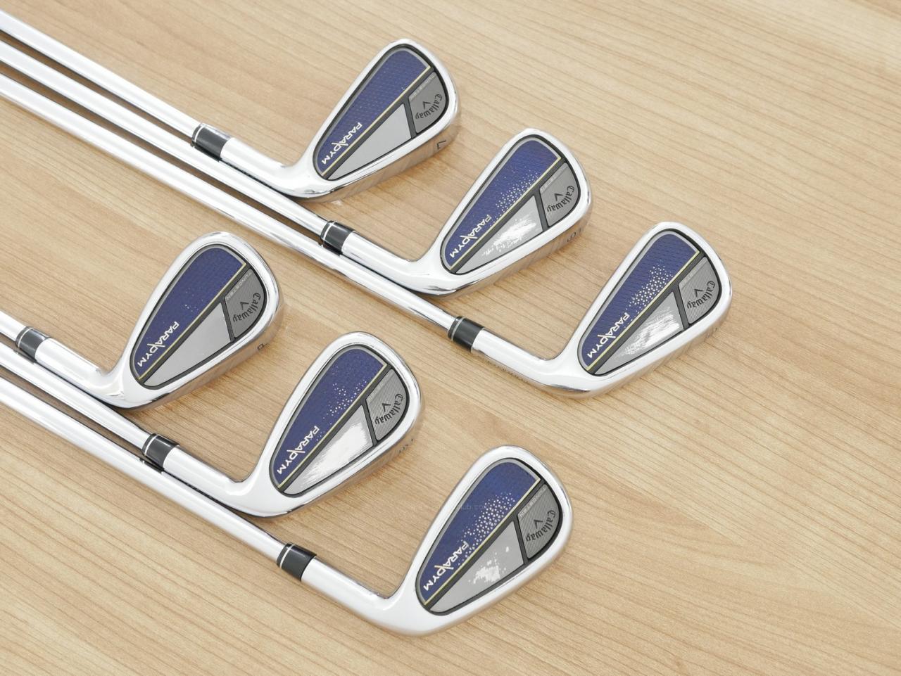 Iron set : Callaway : ชุดเหล็ก Callaway Paradym (รุ่นปี 2023 Japan Spec.) มีเหล็ก 5-Pw (6 ชิ้น) ก้านเหล็ก NS Pro Modus 120 Flex S