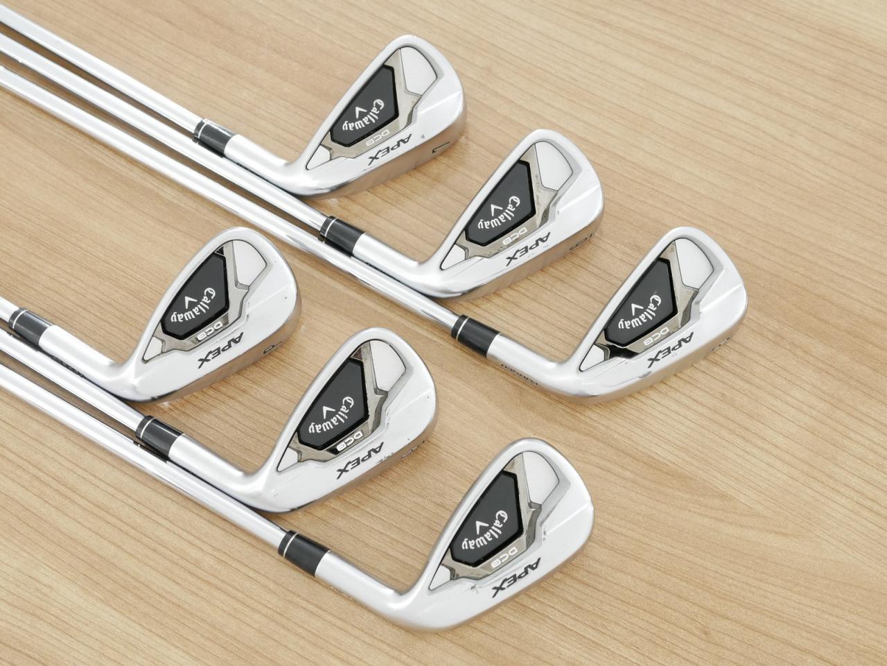 Iron set : Callaway : ชุดเหล็ก Callaway APEX DCB Forged (ปี 2022) มีเหล็ก 5-Pw (6 ชิ้น) ก้านเหล็ก NS Pro ZELOS 7 Flex S