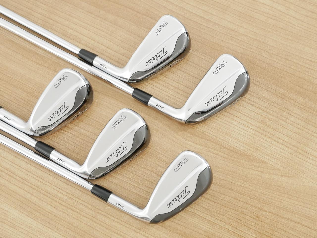 Iron set : Titleist : ชุดเหล็ก Titleist 718 T-MB Forged (ออกปี 2018) มีเหล็ก 6-Pw (5 ชิ้น) ก้านเหล็ก Dynamic Gold Tour Issue X100