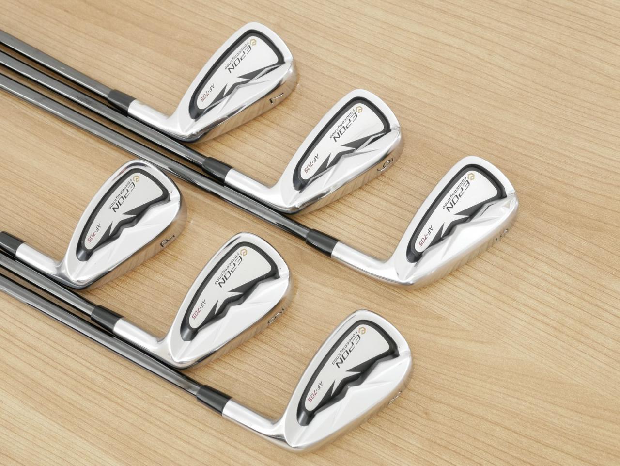 Iron set : Epon : ชุดเหล็ก EPON AF-705 Forged (ใบใหญ่ ตีง่าย ไกล) มีเหล็ก 5-Pw (6 ชิ้น) ก้านเหล็ก KBS S-Taper Lite 95 Flex R