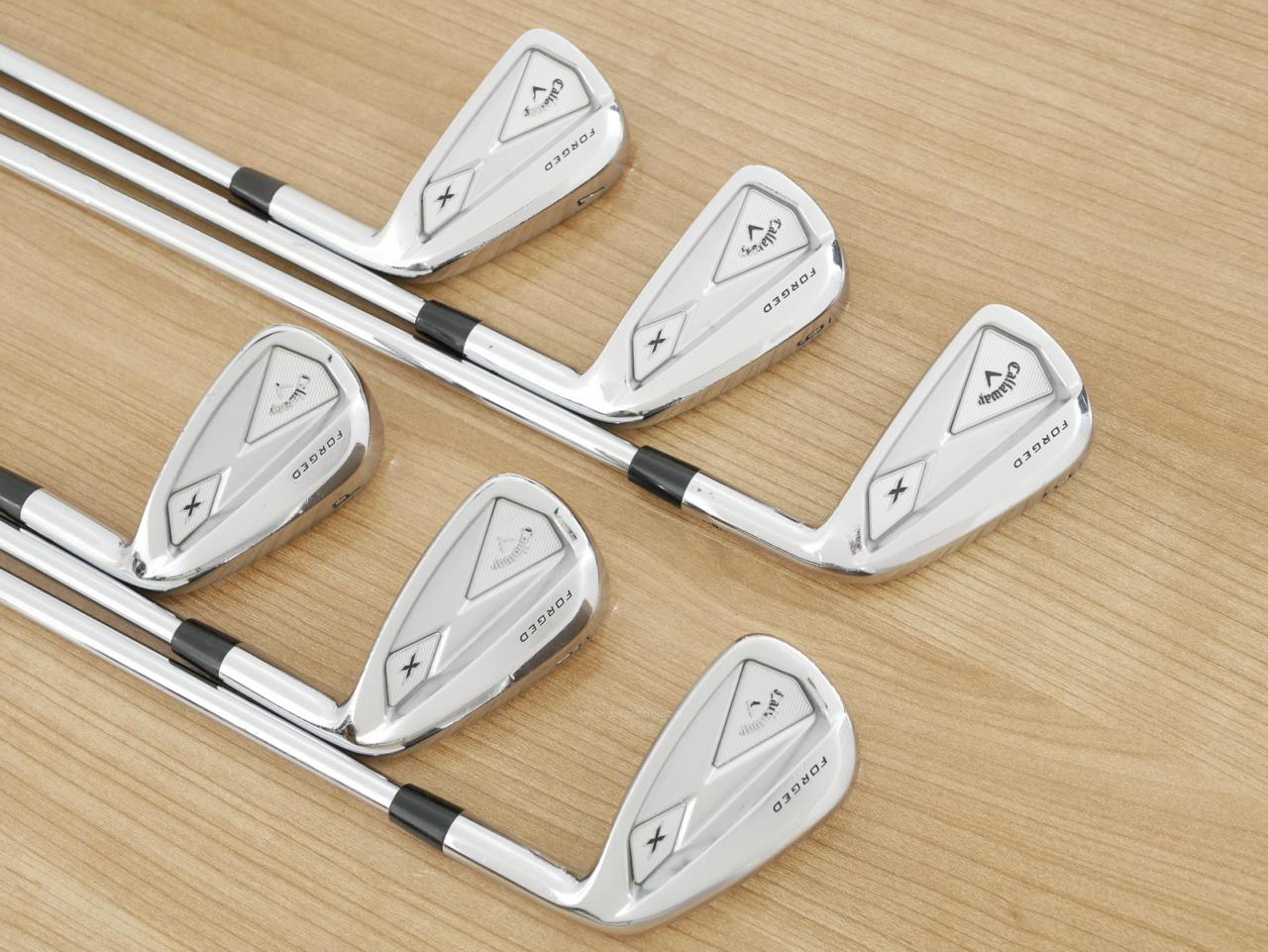 Iron set : Callaway : ชุดเหล็ก Callaway X Forged มีเหล็ก 5-Pw (6 ชิ้น) ก้านเหล็ก NS Pro 950 Flex S