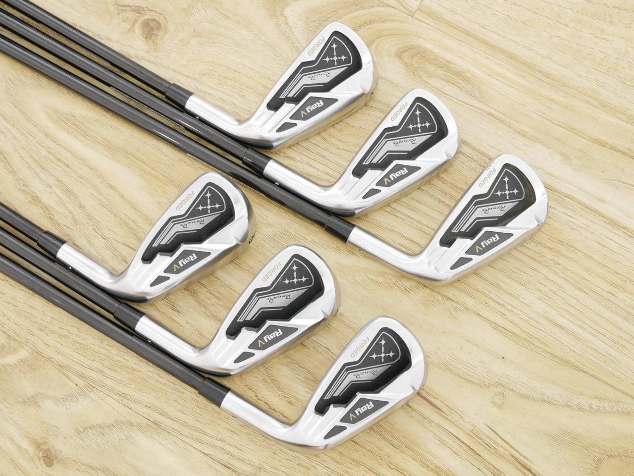Iron set : Romaro : ชุดเหล็ก Romaro Ray V V2 Forged (รุ่นล่าสุด ปี 2022) มีเหล็ก 5-Pw (6 ชิ้น) ก้านกราไฟต์ Tour AD 85 Flex S