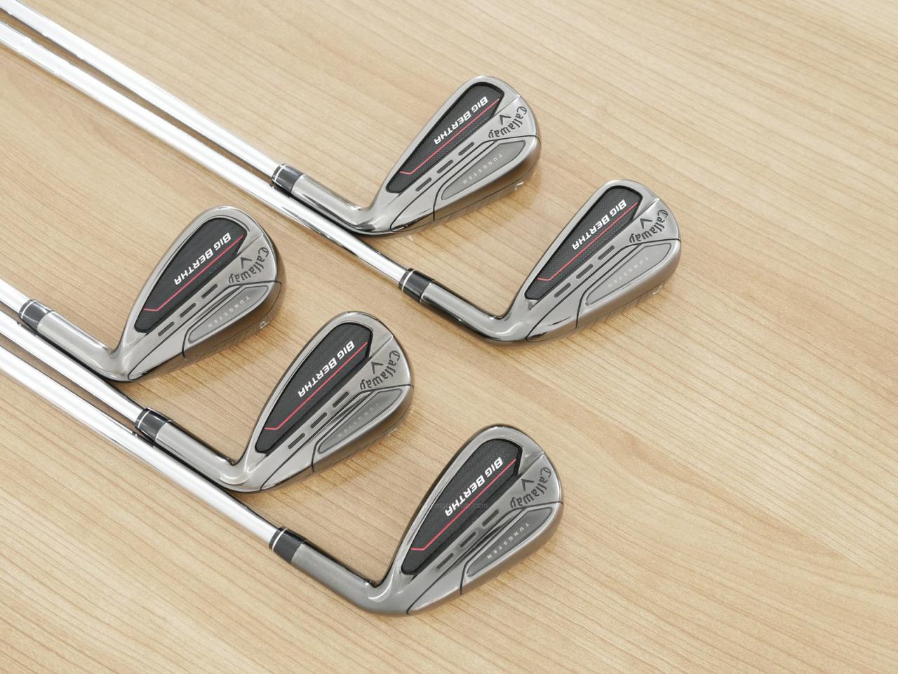 Iron set : Callaway : ชุดเหล็ก Callaway Big Bertha (ออกปี 2023 ตีง่ายที่สุดของ Callaway) มีเหล็ก 6-Pw (5 ชิ้น) ก้านเหล็ก NS Pro 950 Neo Flex S