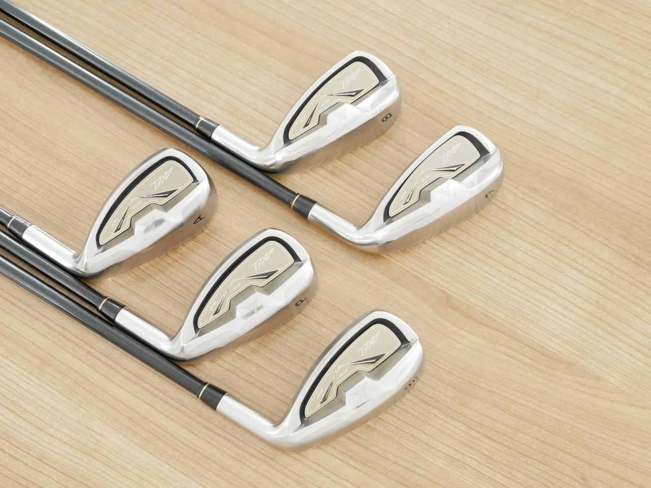 Iron set : Tsuruya : ชุดเหล็ก Tsuruya AXEL XP MM (หน้าเด้ง เบา อ่อน เหมาะกับซีเนียร์) มีเหล็ก 7-Pw,Aw (5 ชิ้น) ก้านกราไฟต์ FLex R