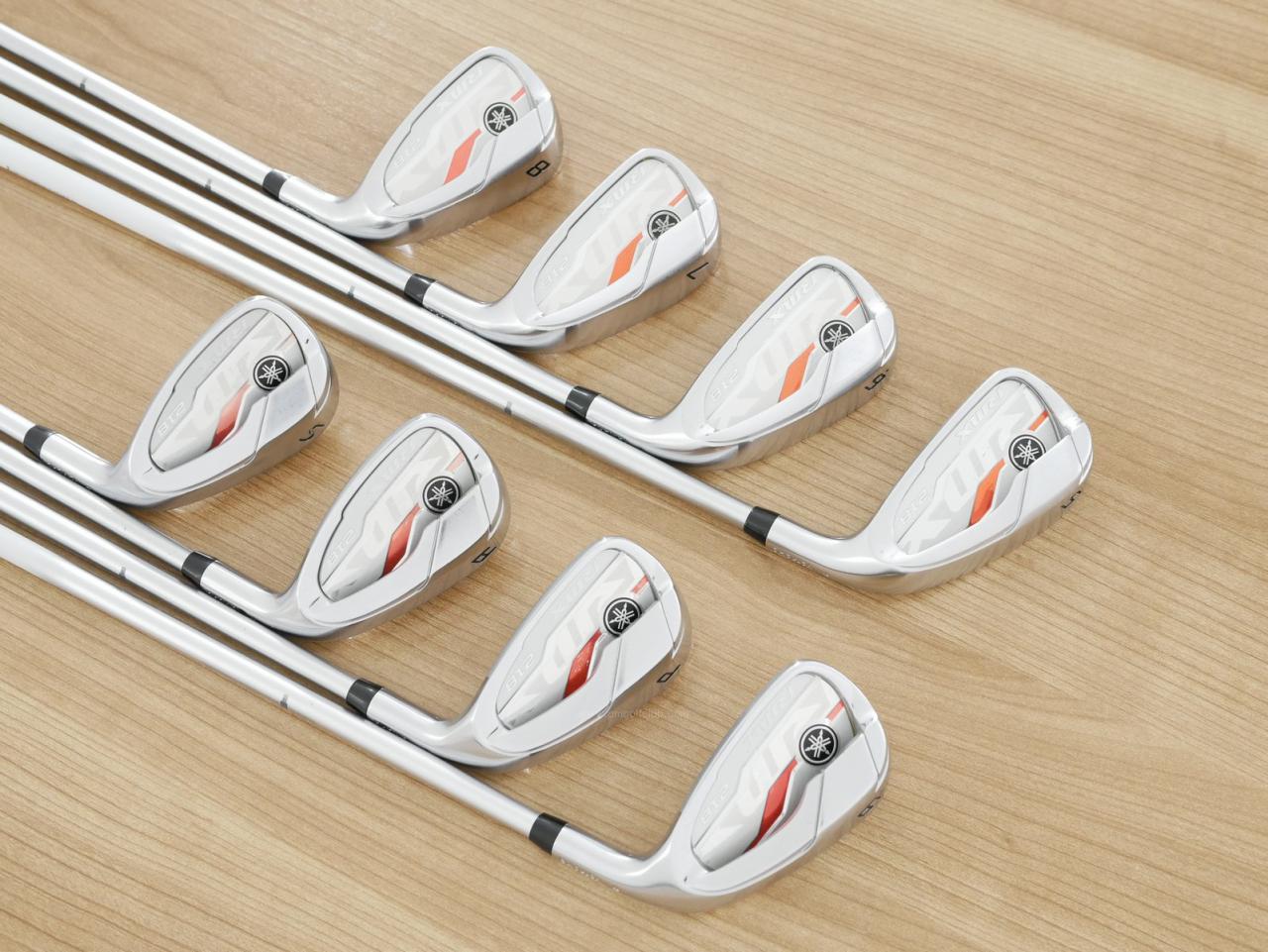 Iron set : Yamaha : ชุดเหล็ก Yamaha RMX 218 (ปี 2019 หน้าเด้ง ตีไกลมาก) มีเหล็ก 5-Pw,Aw,Sw (8 ชิ้น) ก้านกราไฟต์ Mitsubishi FUBUKI AI II 50 Flex SR