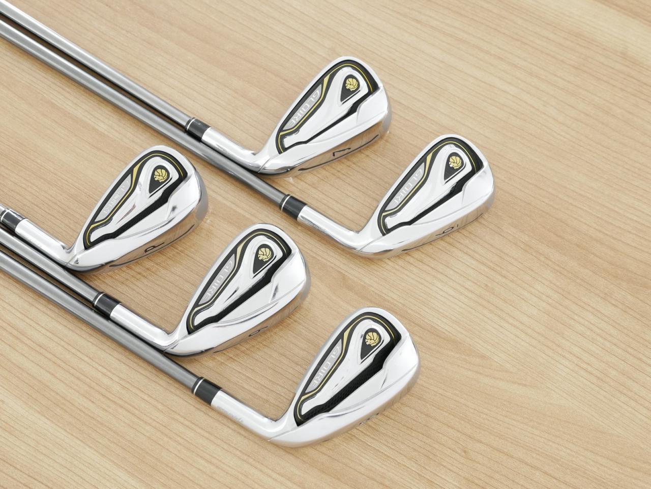Iron set : Taylormade : ชุดเหล็ก Taylormade Gloire (รุ่นท๊อปสุด Japan Spec. ใบใหญ่ ตีง่าย ไกล) มีเหล็ก 6-Pw (5 ชิ้น) ก้านกราไฟต์ Flex R