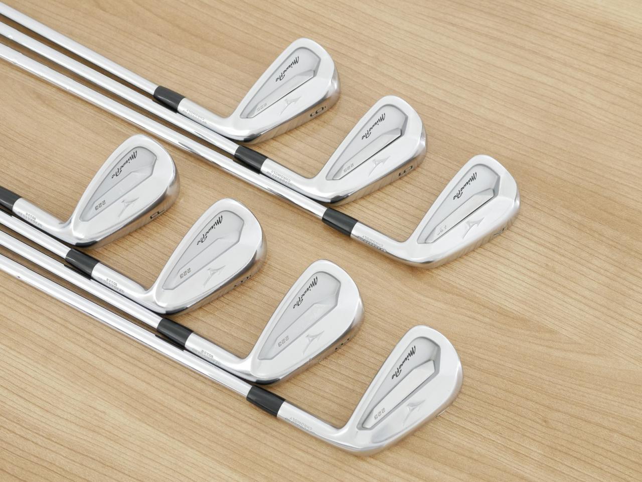 Iron set : Mizuno : ชุดเหล็ก Mizuno Pro 223 Forged (รุ่นปี 2023 นุ่มมาก แน่น คมมากๆ) มีเหล็ก 4-Pw (7 ชิ้น) ก้านเหล็ก NS Pro 950 Flex S