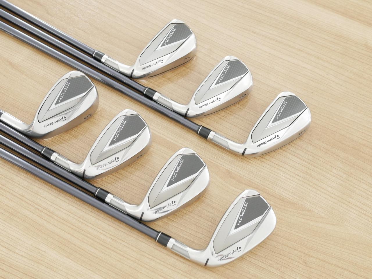 Iron set : Taylormade : ชุดเหล็ก Taylormade Stealth (ออกปี 2022 Japan Spec.) มีเหล็ก 5-Pw,Sw (7 ชิ้น) ก้านกราไฟต์ Mitsubishi Tensei TM60 Flex R