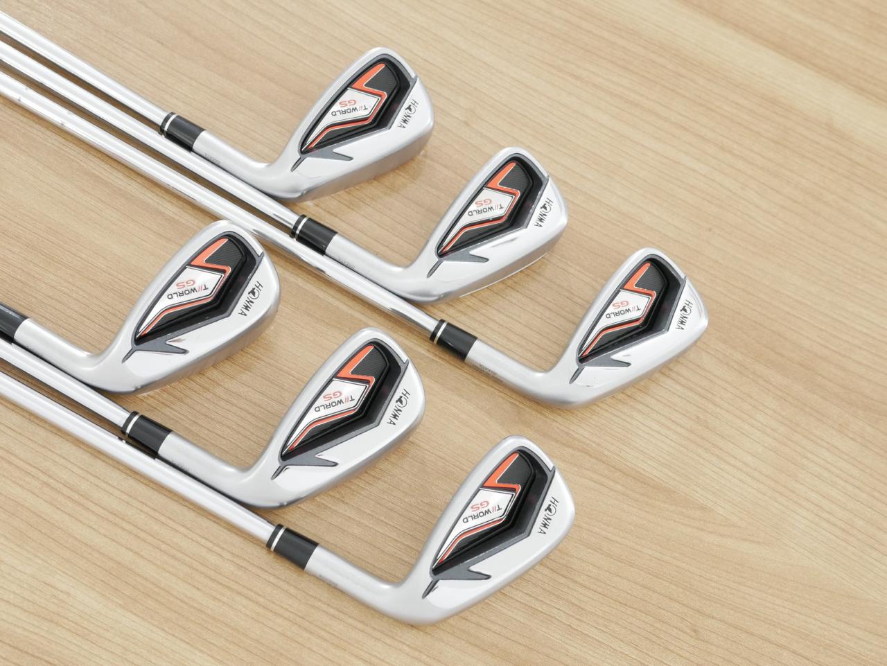 Iron set : Honma : ชุดเหล็ก Honma Tour World GS (ออกปี 2021 ใบใหญ่ ตีง่าย ไกล) มีเหล็ก 6-11 (6 ชิ้น) ก้านเหล็ก NS Pro Zelos Flex S