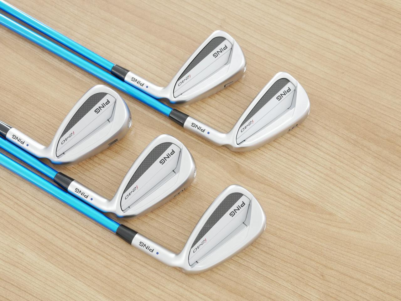 Iron set : Ping : ชุดเหล็ก Ping i240 (รุ่นล่าสุด ออกปี 2025) มีเหล็ก 6-Pw (5 ชิ้น) ก้านกราไฟต์ Ping ALTA J CB Flex S