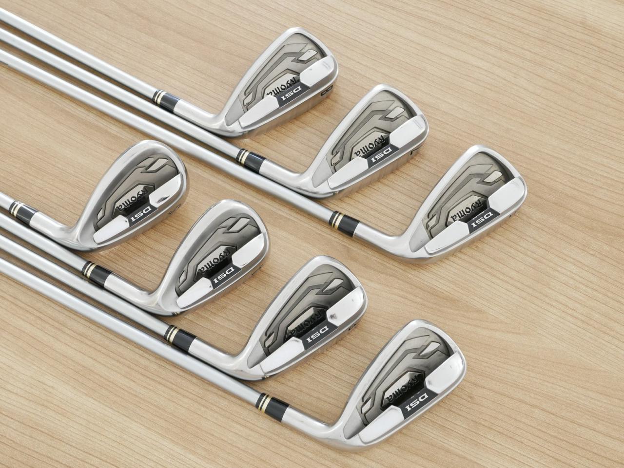 Iron set : Other Brand : ชุดเหล็ก Ryoma DSI (ตีง่ายมาก ไกลมากๆ หายากสุดๆ) มีเหล็ก 6-Pw,Aw,Sw (7 ชิ้น เหล็ก 6 ระยะเท่าเหล็ก 5 รุ่นอื่น) ก้านตัวท็อป RYOMA BEYOND POWER IRON FLEX ∞