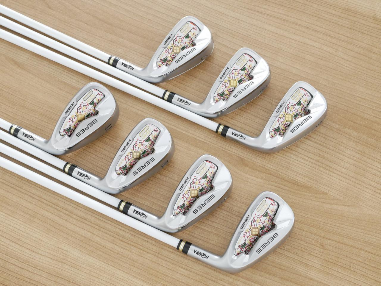 Iron set : Honma : ชุดเหล็ก Honma Beres AIZU (รุ่นปี 2023) มีเหล็ก 5-11 (7 ชิ้น เทียบเท่า 4-Pw) ก้าน Honma ARMRQ MX Flex R2 (2 ดาว)
