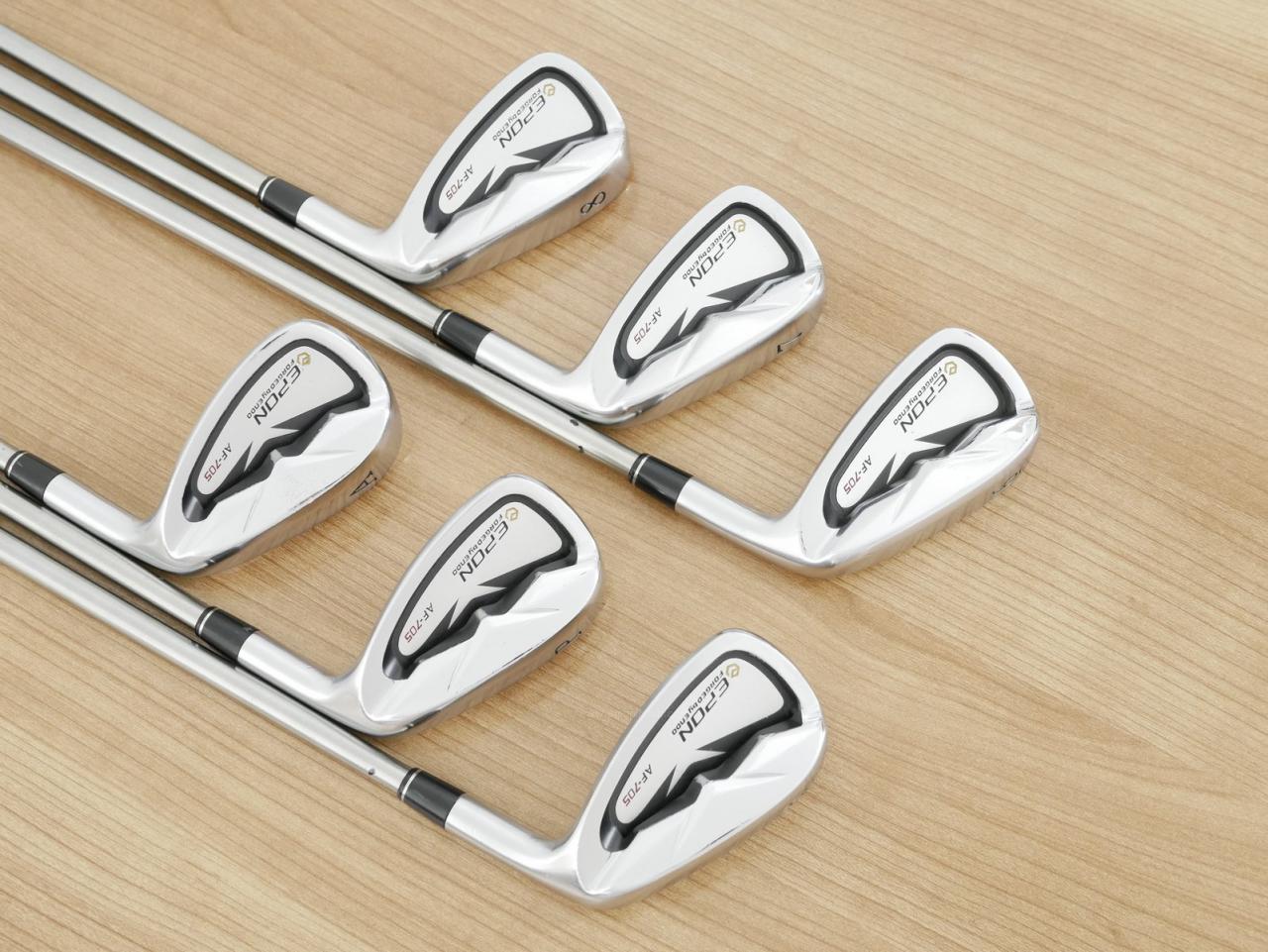 Iron set : Epon : ชุดเหล็ก EPON AF-705 Forged (ปี 2019 ใบใหญ่ ตีง่าย ไกล) มีเหล็ก 6-Pw,Aw (6 ชิ้น) สุดยอดก้าน TRPX I-8 Flex S