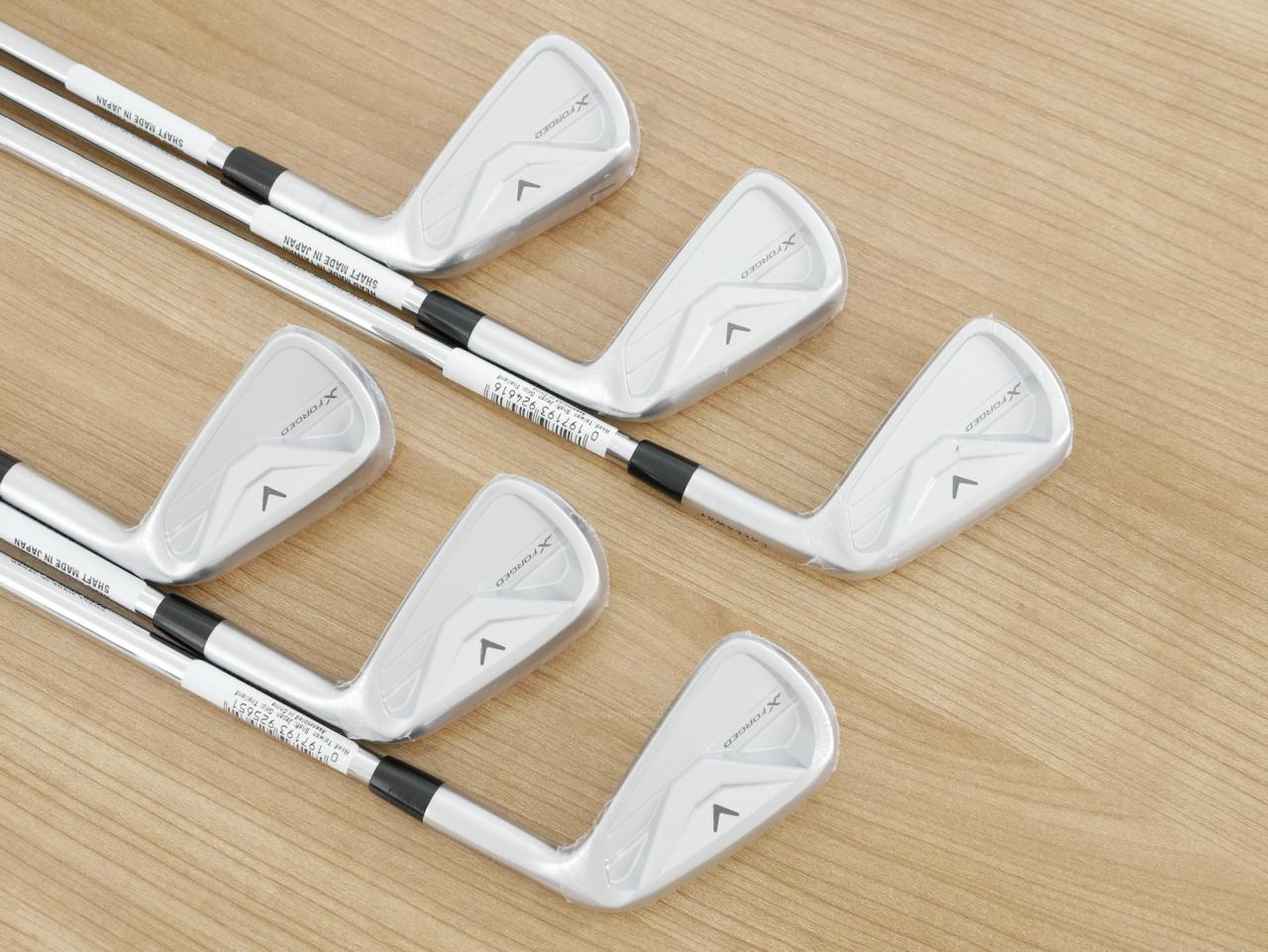 Iron set : Callaway : **ของใหม่ ยังไม่แกะพลาสติก** ชุดเหล็ก Callaway X Forged (รุ่นล่าสุด ออกปี 2026 นุ่ม แน่น หล่อมาก) มีเหล็ก 5-Pw (6 ชิ้น) ก้านเหล็ก NS Pro MODUS 105 Flex S