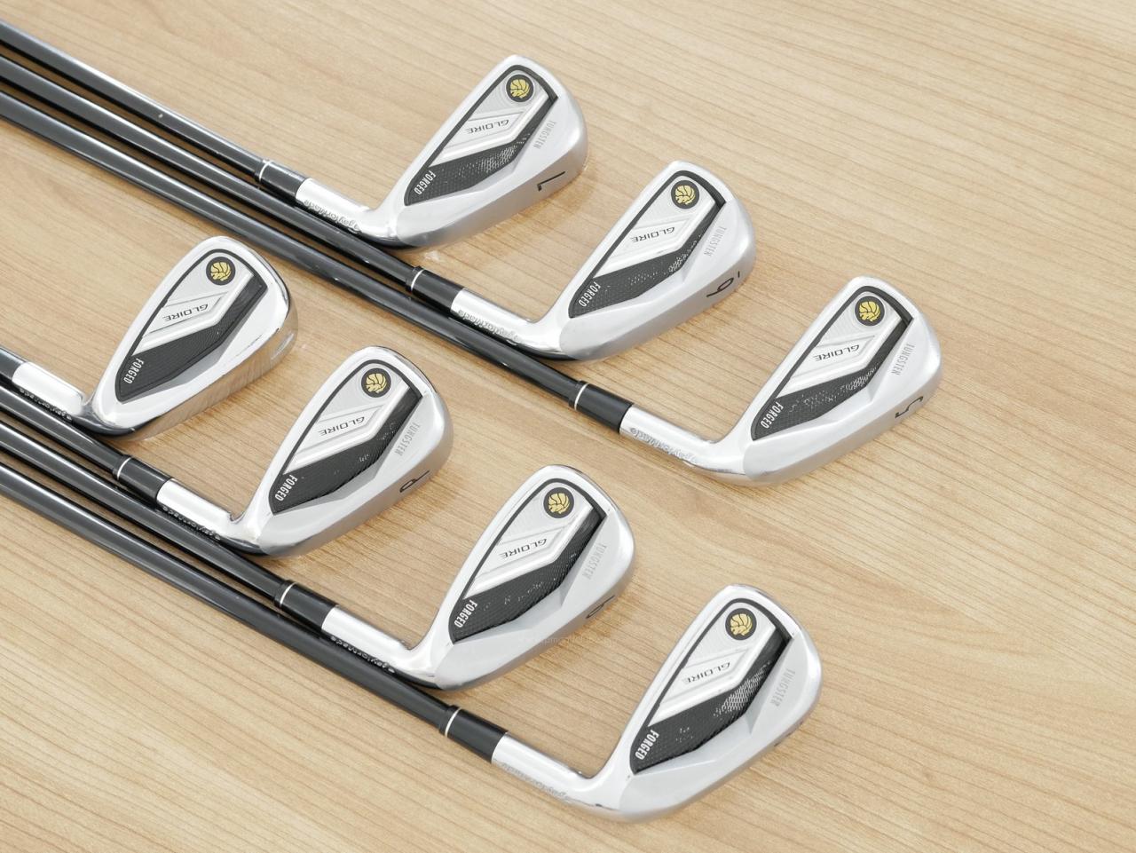 Iron set : Taylormade : ชุดเหล็ก Taylormade Gloire Forged (รุ่นท๊อปสุด Japan Spec.) มีเหล็ก 5-Pw,Aw (7 ชิ้น) ก้านกราไฟต์ Flex R