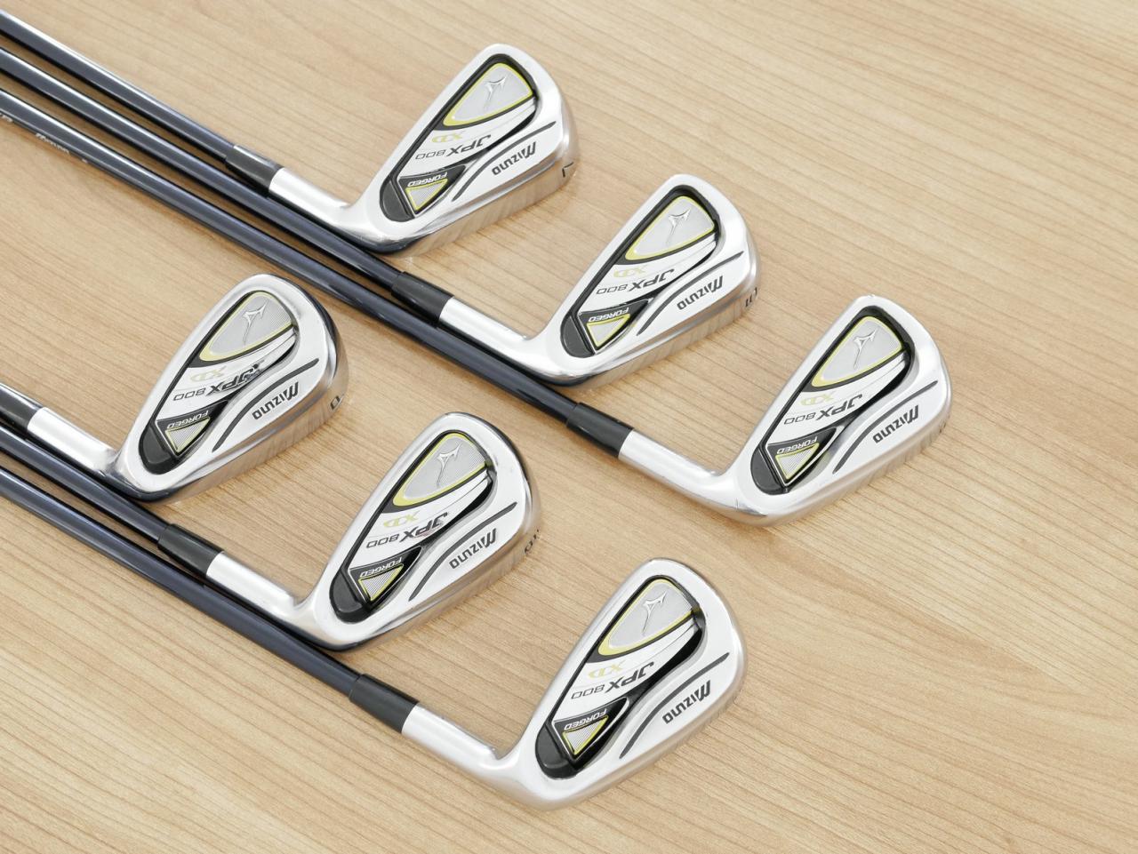 Iron set : Mizuno : ชุดเหล็ก Mizuno JPX 800 XD Forged มีเหล็ก 5-Pw (6 ชิ้น) ก้านกราไฟต์ Flex SR