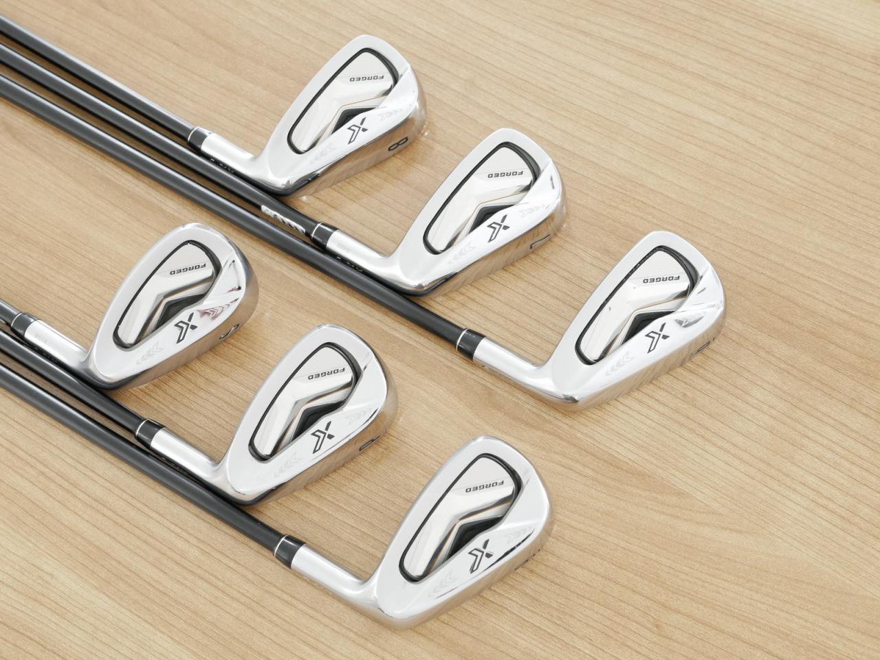 Iron set : XXIO : ชุดเหล็ก XXIO X Forged (รุ่นปี 2021) มีเหล็ก 6-Pw,Sw (6 ชิ้น) ก้านกราไฟต์ Miyazaki AX-1 Flex SR